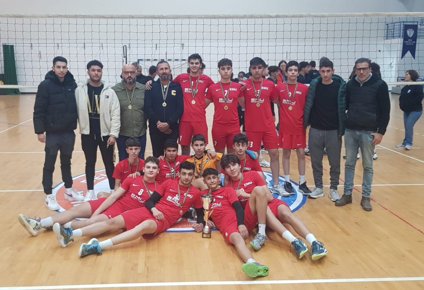 Voleybol U17 Erkekler Ligi’nde şampiyon DAÜ