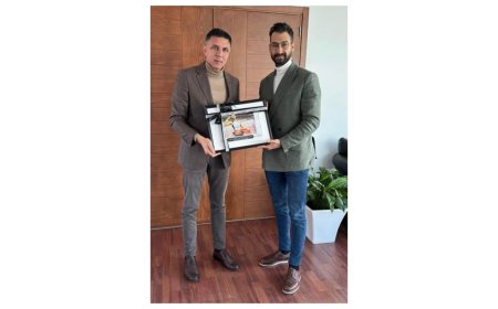 Amcaoğlu, Yiğitcan’ı kabul etti