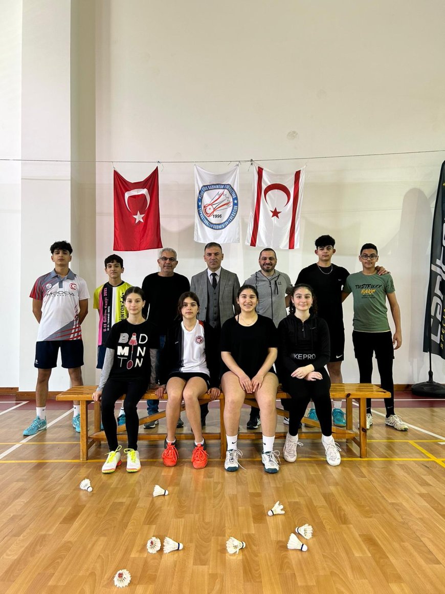 Badminton Federasyonu U15 Milli Takım kampı tamamlandı.