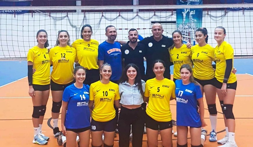 Voleybol Kadınlarda DAÜ ve Çamlık galip