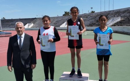 Haspolat İlkokulu’nda madalya mutluluğu