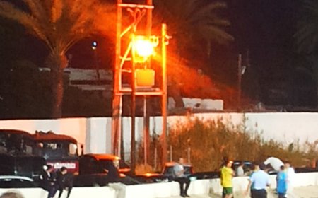 Stadın trafosu alev alev