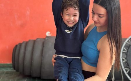 ﻿Çocuklar cimnastikle mutlu