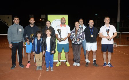Senyör ve Tenise Hoş Geldin Turnuvası sona erdi