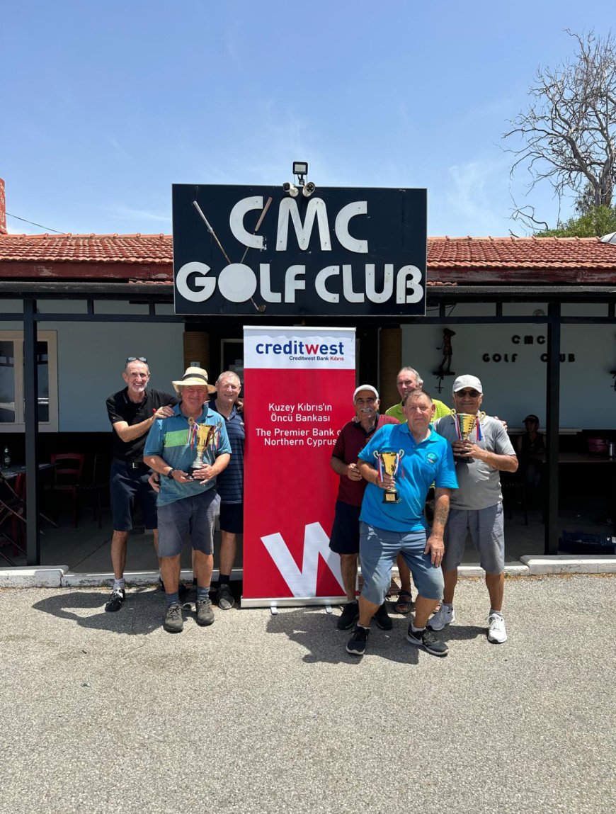 CMC’de Creditwest Bank Best of Seven (BOS) Ligi April Medal Golf Turnuvası Şampiyonu John Eldridge