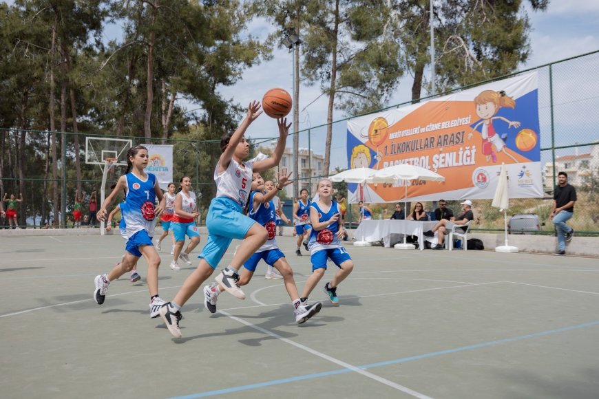 İlkokullar Arası Basketbol Şenliği’nde büyük coşku