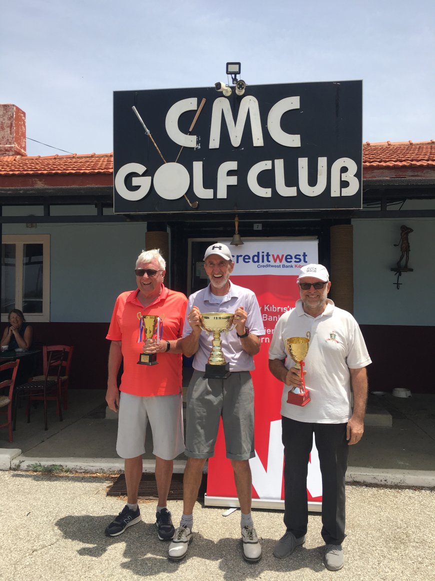 CMC’de Creditwest Bank Best of Seven (BOS) Ligi Mayıs  Medal Golf Turnuvası Şampiyonu John Alexander Murray