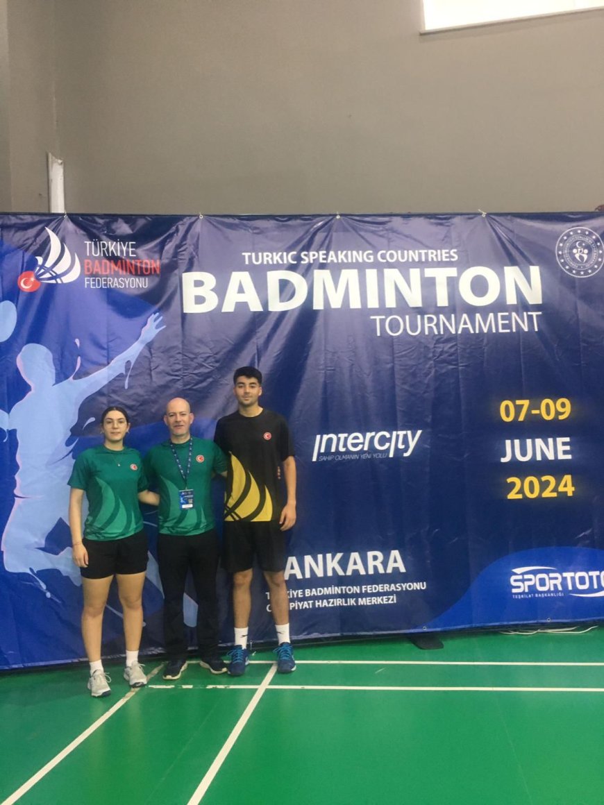 ﻿Badmintonda sporcularımız Türkçe Konuşan Ülkeler Şampiyonası’nda