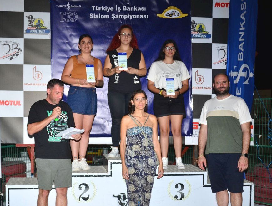 Slalom heyecanı yaşandı