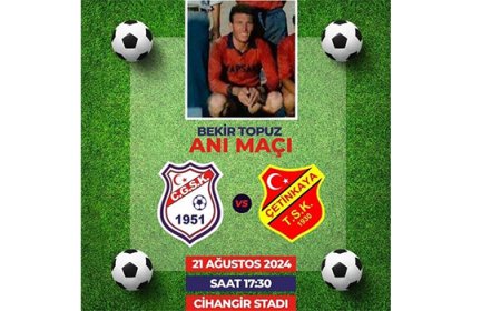 Bekir Topuz anısına oynayacaklar