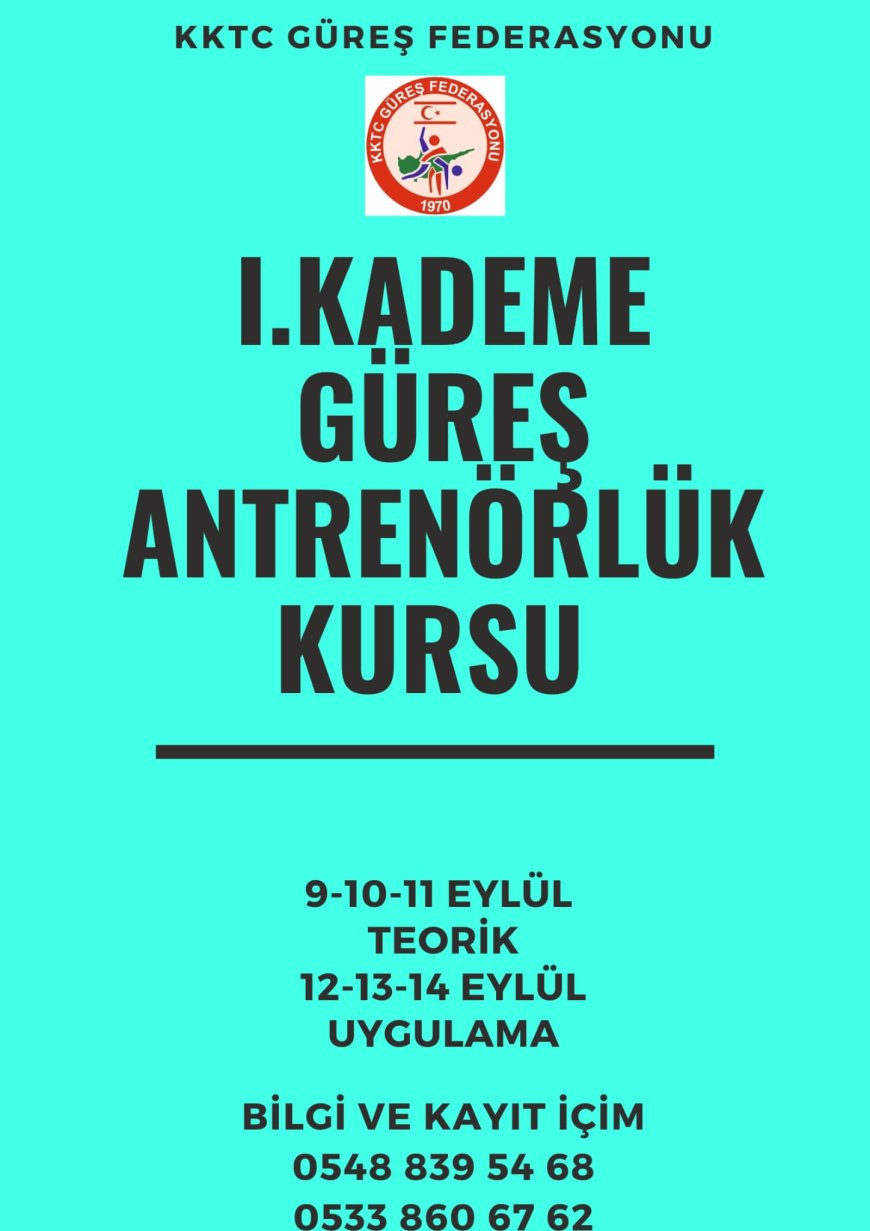 Güreşte kurs zamanı