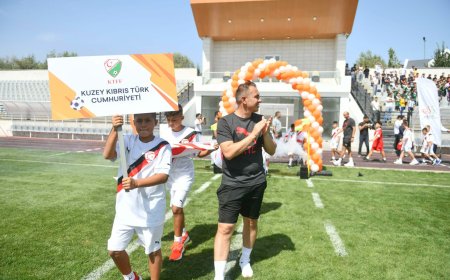 ﻿KKTC U12 Milli Takımı Azerbaycan'da açılışta boy gösterdi