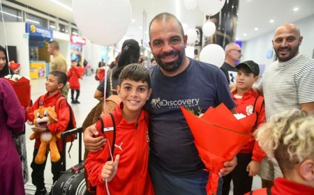 Millilere coşkulu karşılama