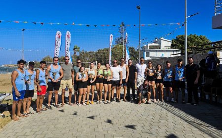 Girne Belediyesi Karaoğlanoğlu Antis Deniz Festivali Plaj Voleybolu Turnuvası Tamamlandı