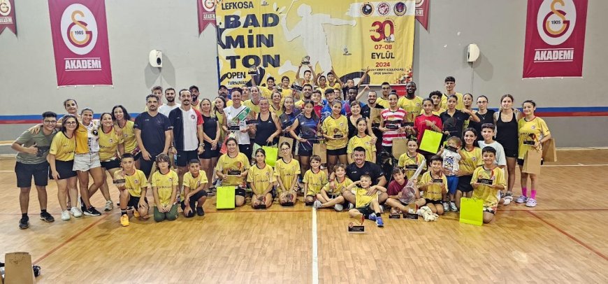 Lefkoşa Badminton Open 2024 Turnuvası yapıldı