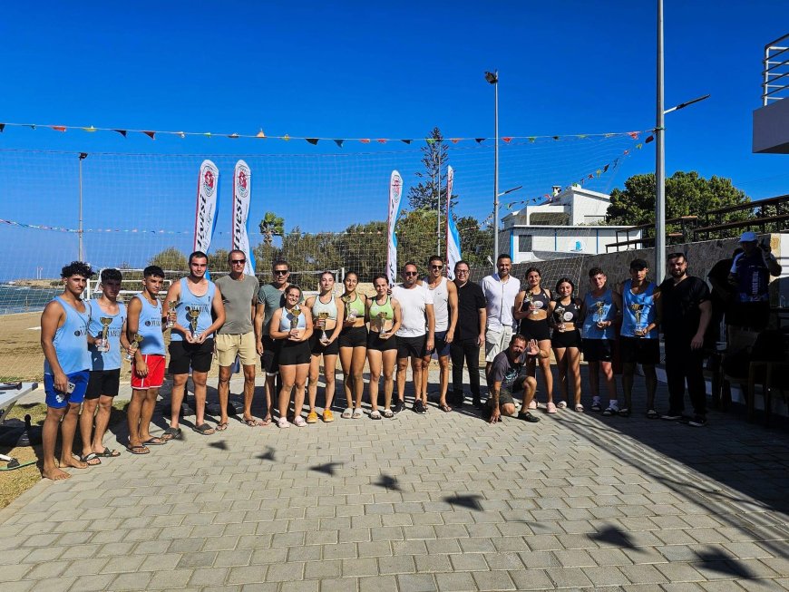 Girne Belediyesi Karaoğlanoğlu Antis Deniz Festivali Plaj Voleybolu Turnuvası Tamamlandı