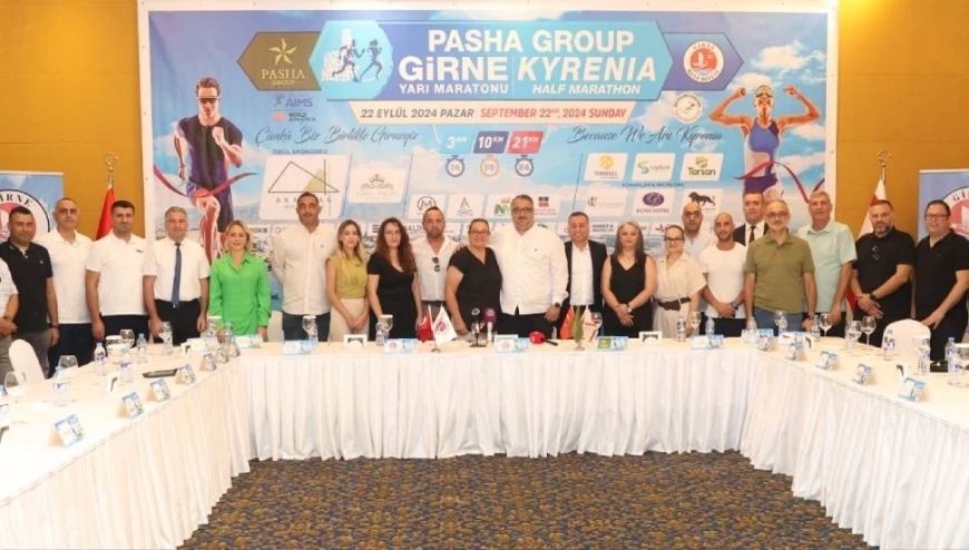 Pasha Group Girne Yarı Maratonu yapılıyor