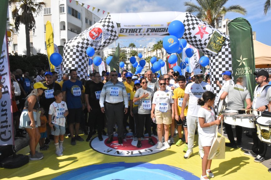 Girne Yarı Maratonu yapıldı