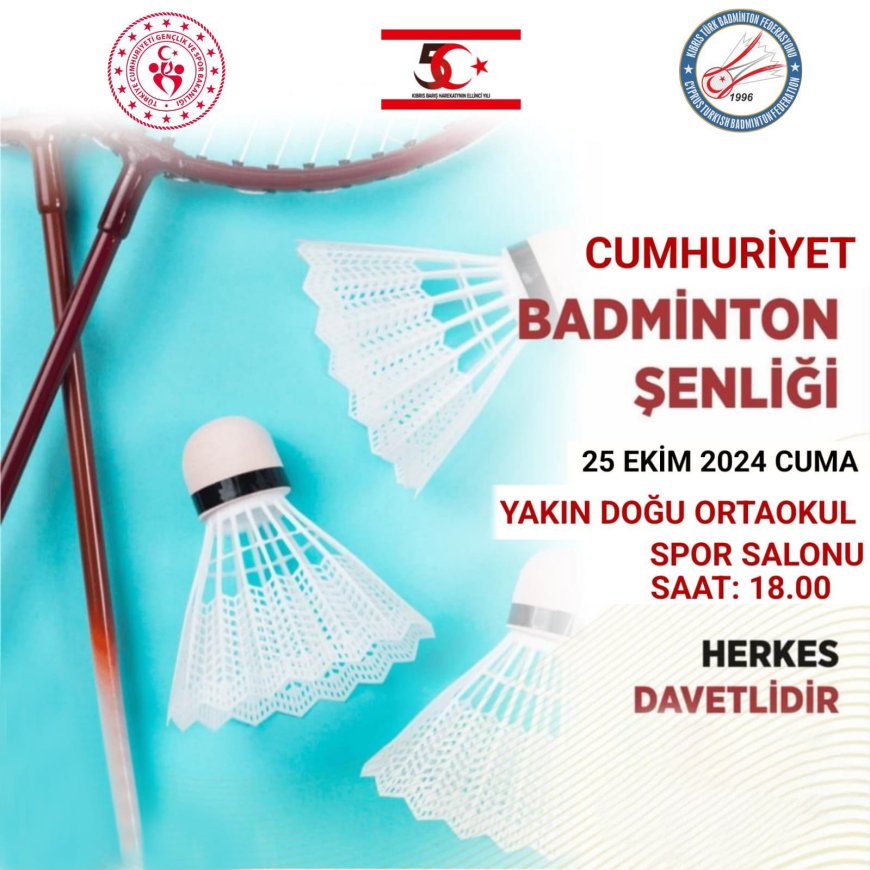 Badminton şenliği yapılacak