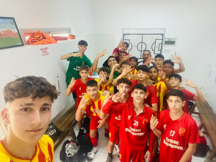 U16'da derbide Çetinkaya farka koştu