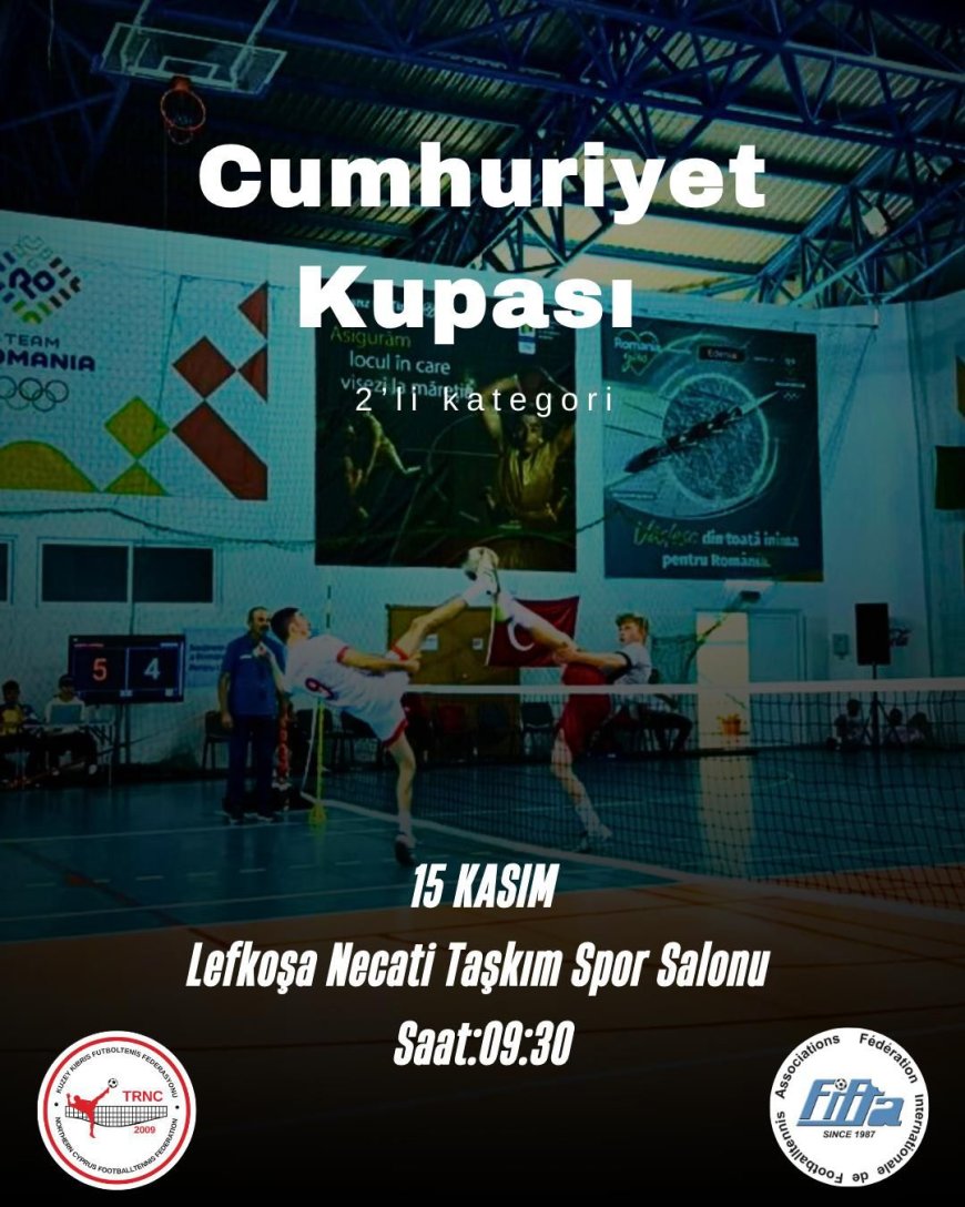 Futbol Tenisinde “Cumhuriyet Kupası”