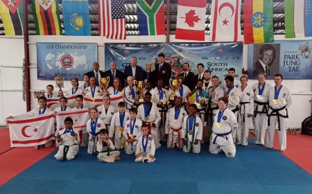 Güney Afrika'da KKTC damgası; 14 madalya 3 kupa