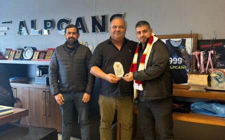 KKTC Galatasaray Taraftar Derneği’nden Alpcan’a ziyaret
