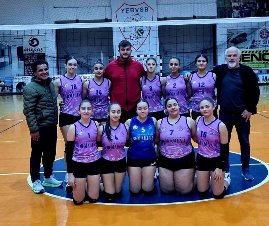 Voleybol U18 Kızlar Ligi’nde DAÜ galip