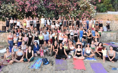 Girne’de Dünya Yoga Günü kutlandı
