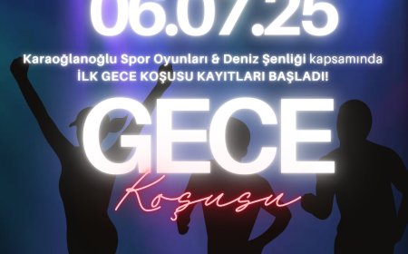 İlk Gece Koşusu 6 Temmuz’da yapılacak