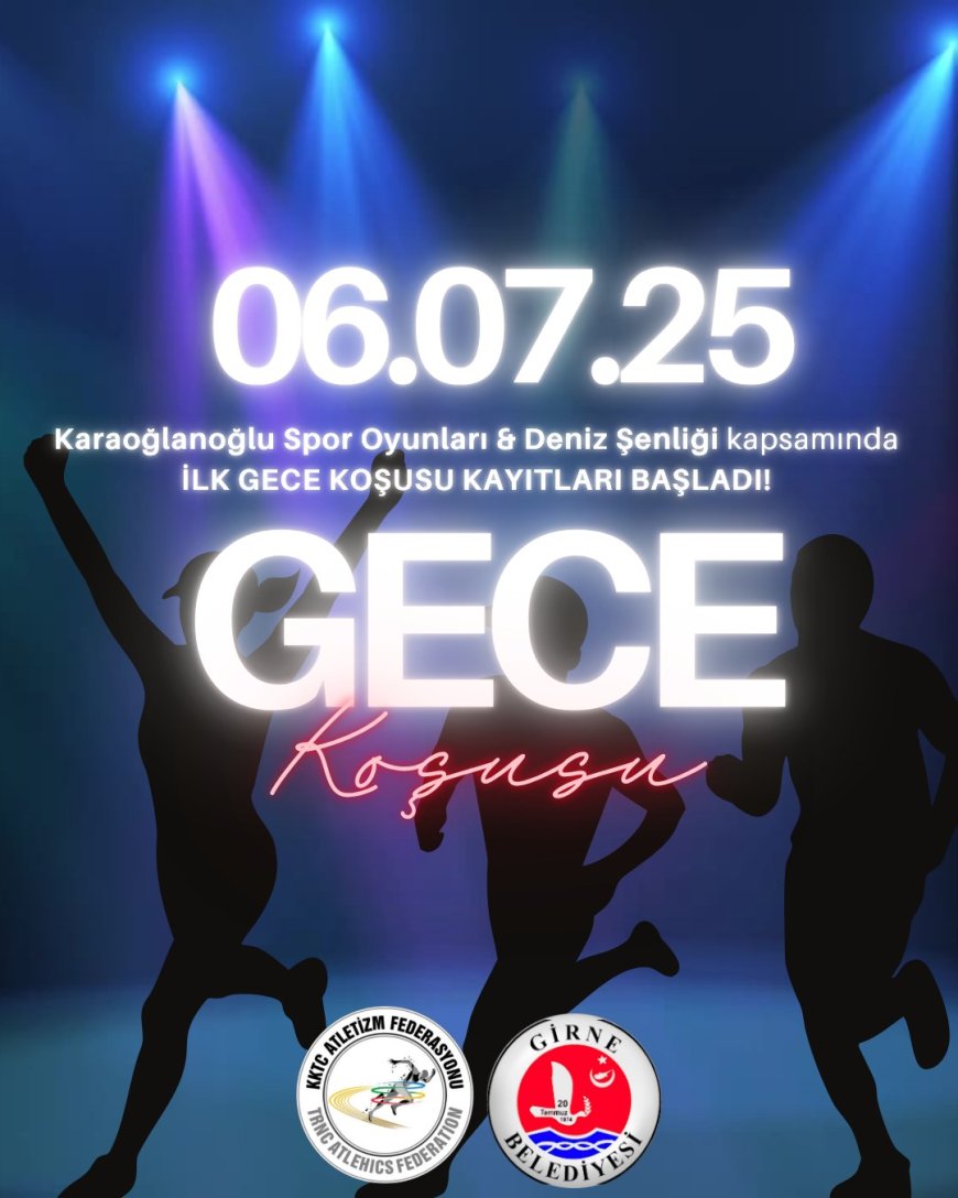 İlk Gece Koşusu 6 Temmuz’da yapılacak