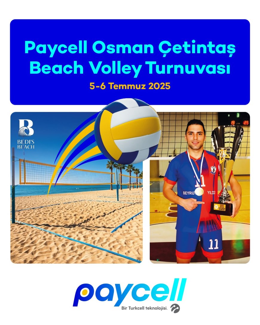 5. Osman Çetintaş Bedi’s Plaj Voleybol Turnuvası yapılıyor