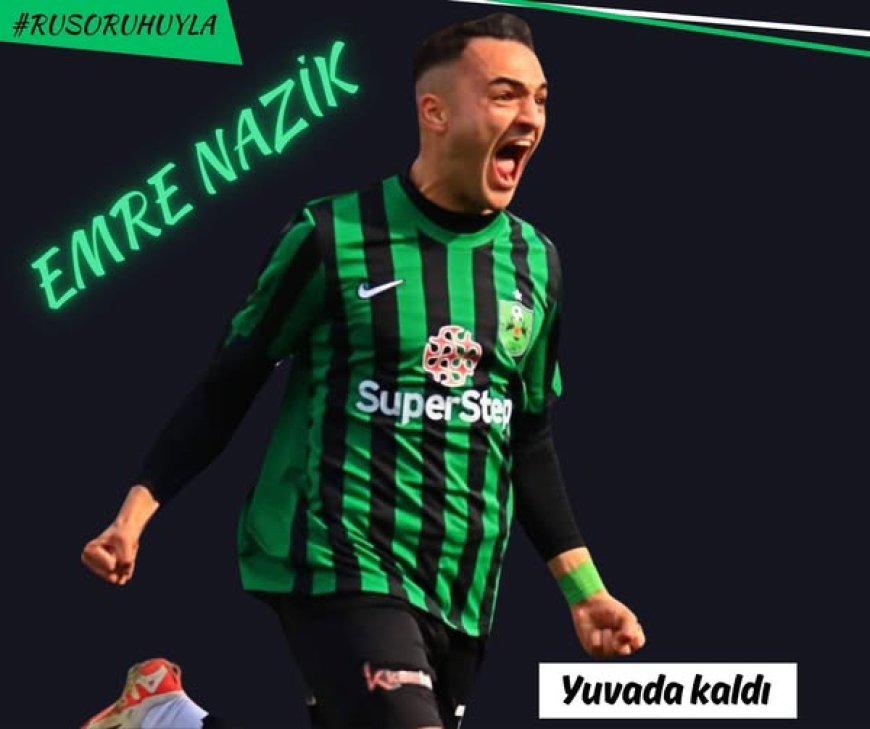 Emre yuvada kaldı