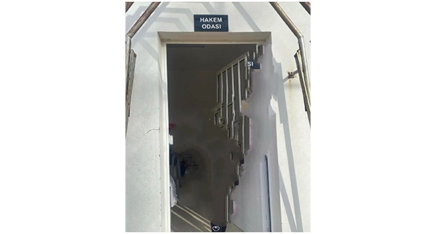 Hakem odaları bakımsız ve kötü olanlar yandı!