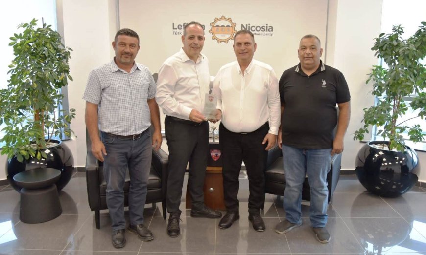 Kulüpler Birliği yönetiminden Harmancı 'ya teşekkür ziyareti