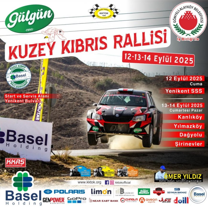 48. Gülgün Süt Kuzey Kıbrıs Rallisi heyecanı