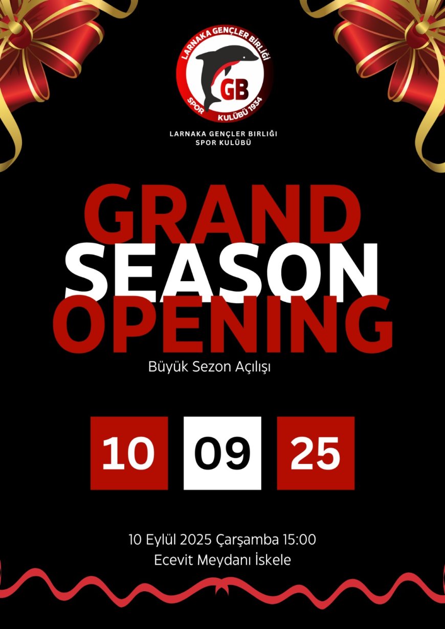 Larnaka Gençler Birliği 92. Sezon Açılışı 10 Eylül’de