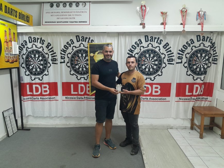 Sütçüler Darts Turnuvası’nda Şampiyon; Tony Stone
