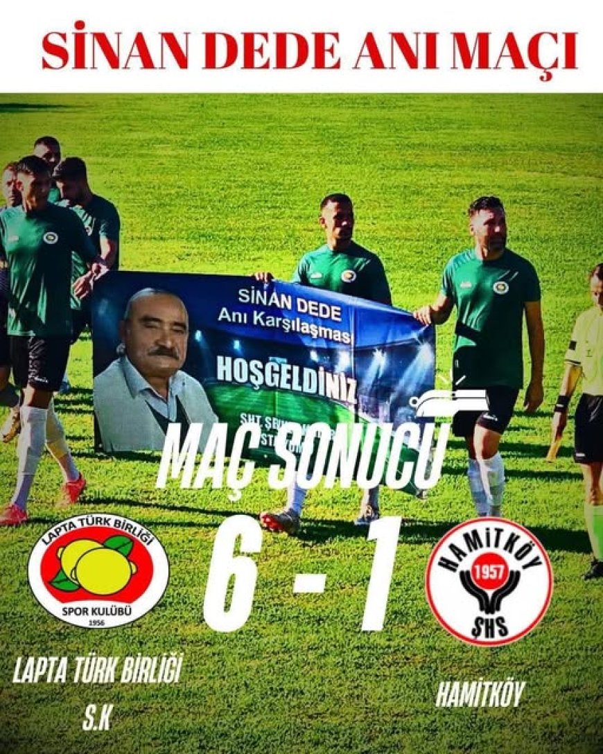 Goller Sinan Dede için atıldı