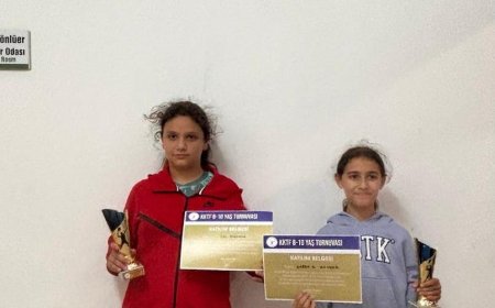 Teniste 8-10 Yaş Turnuvası tamamlandı